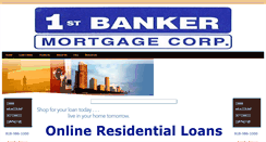 Desktop Screenshot of firstbanker.com